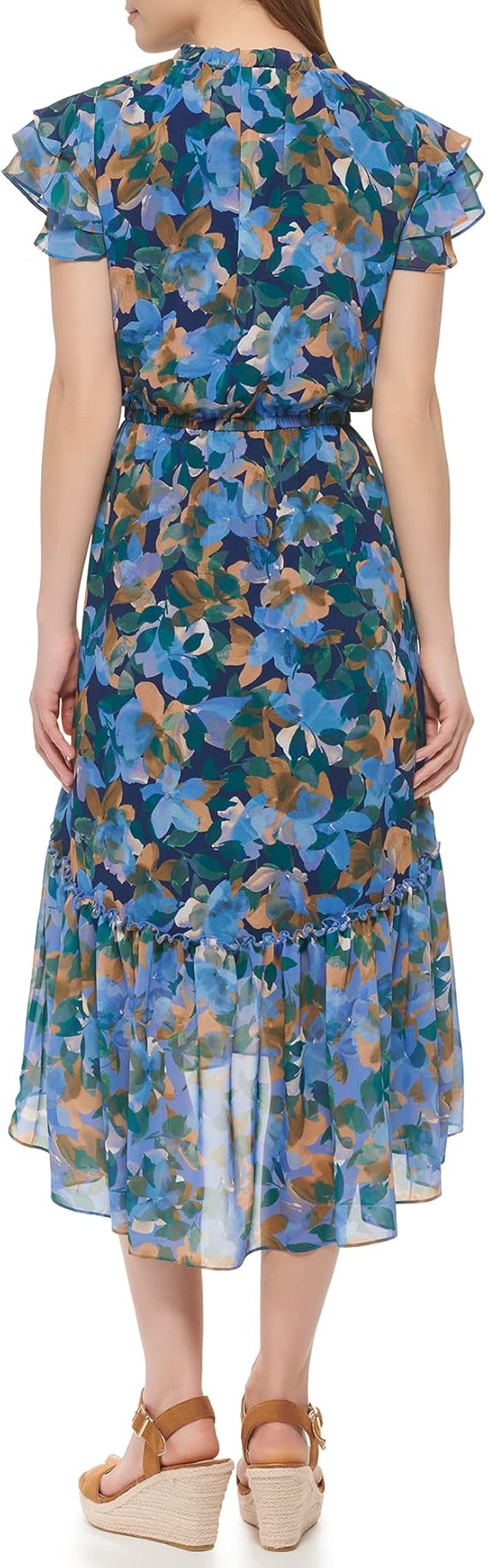 2026 Women's Casual Layered Printed Dress